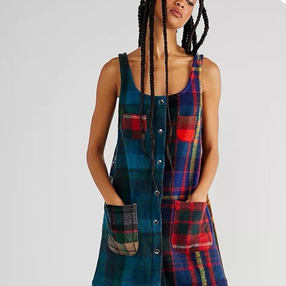 Carleen X Free People Plaid dress